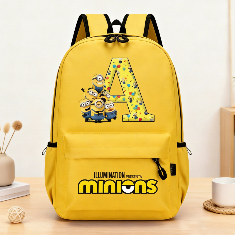 Event Z - Minionses Backpack Anime Schoolbag Cartoon A-Z
