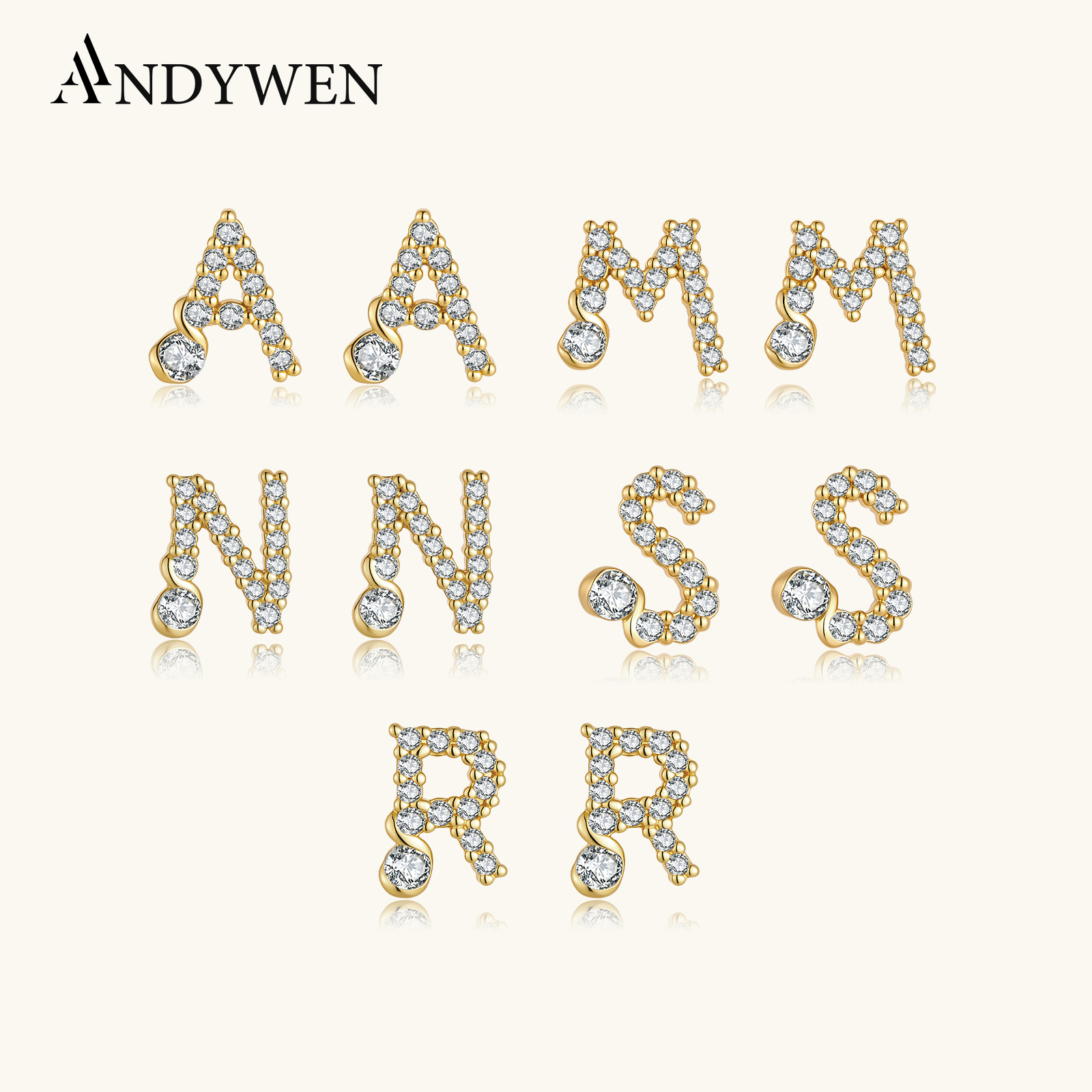Event Z - ANDYWEN 925 Sterling Silver A-Z 26