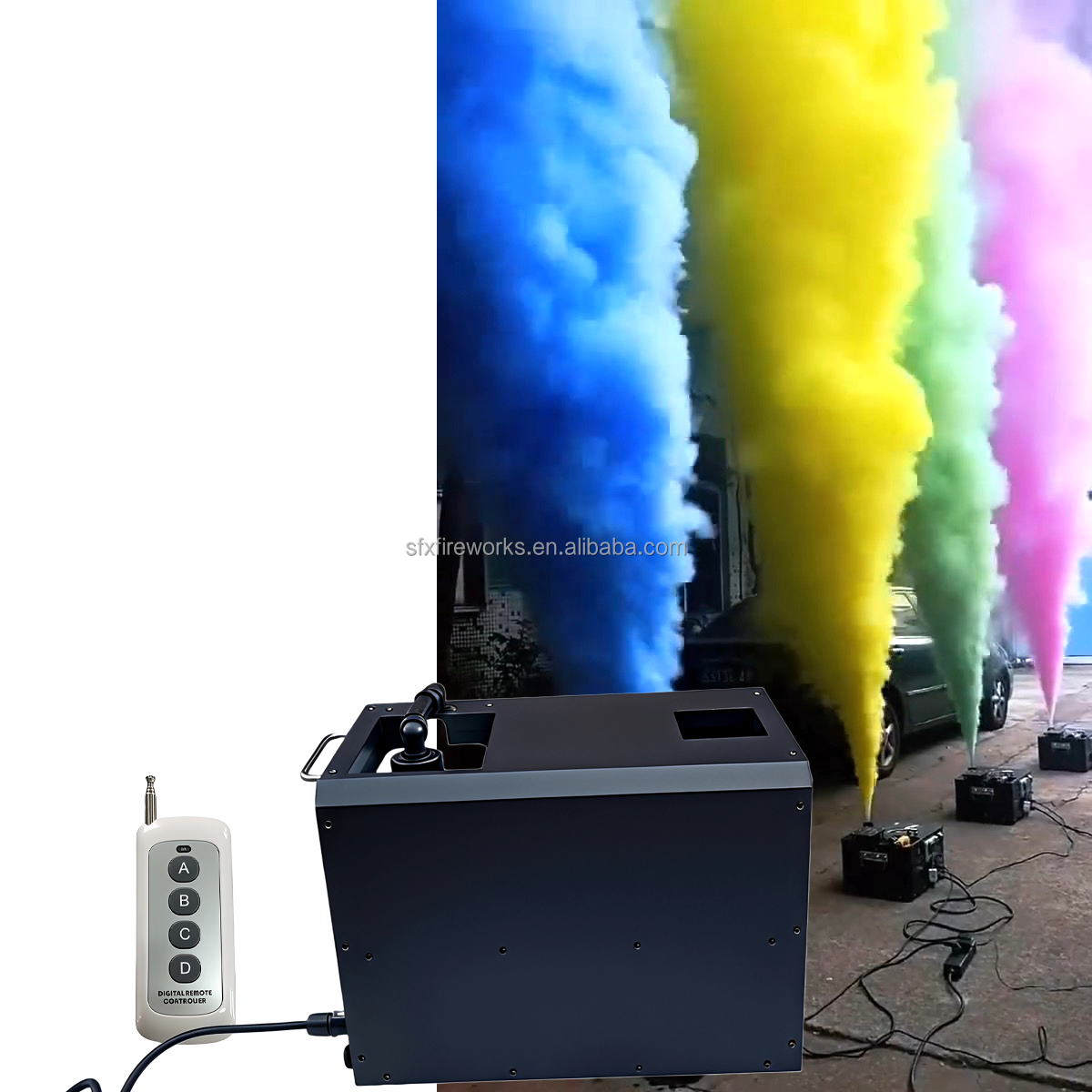 Confetti Cannon Tube - Super Powerful DMX Remote Control UPWORD
