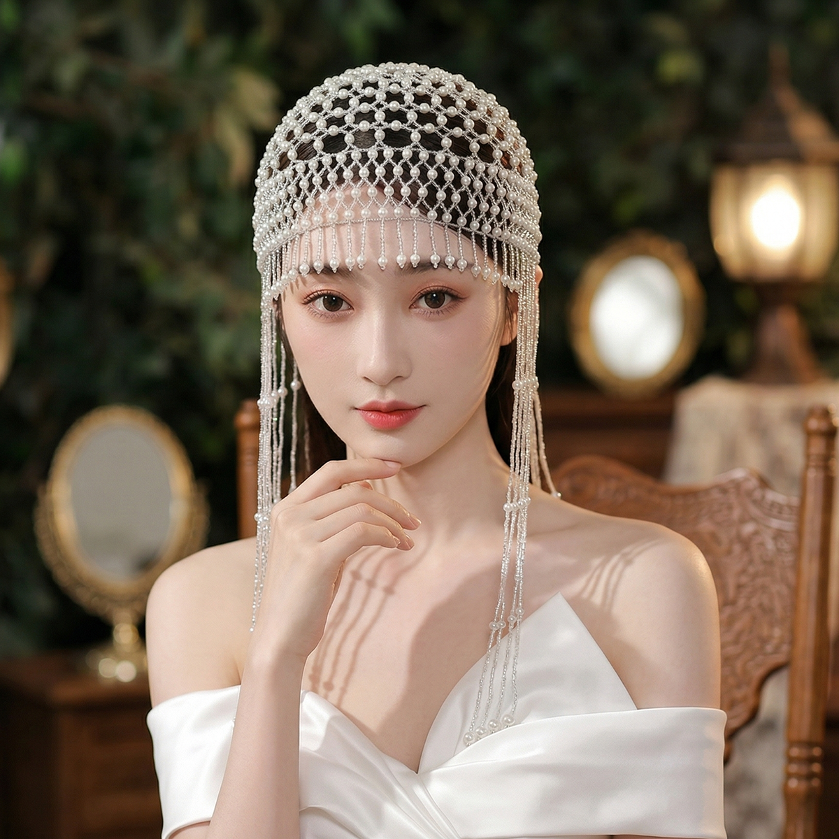 Luxury Pearls Beaded Headwrap  - Event Suppliers incelemesi ve fiyatı