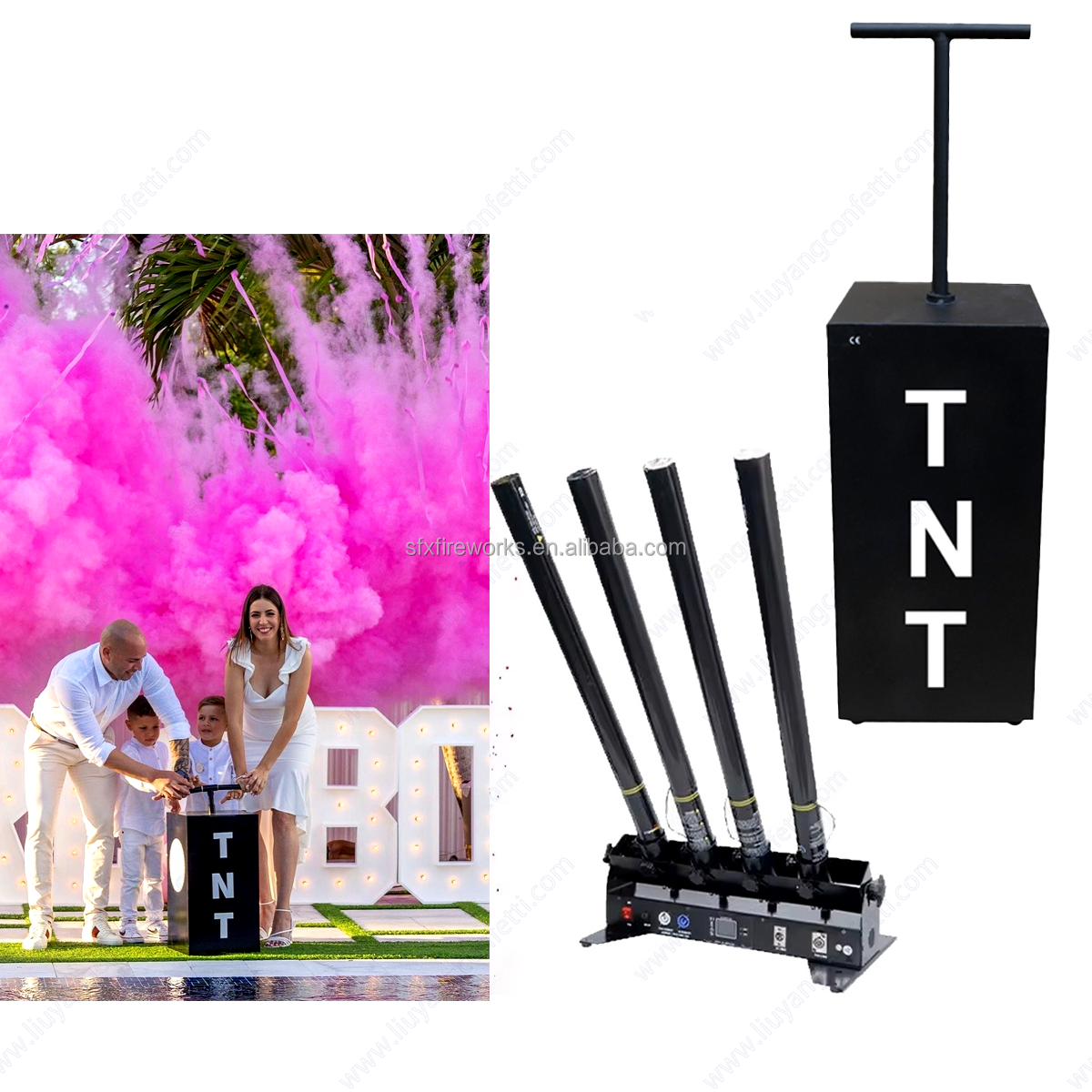 Electric Gender Reveal Smoke B - Confetti Cannon Tube incelemesi ve fiyatı