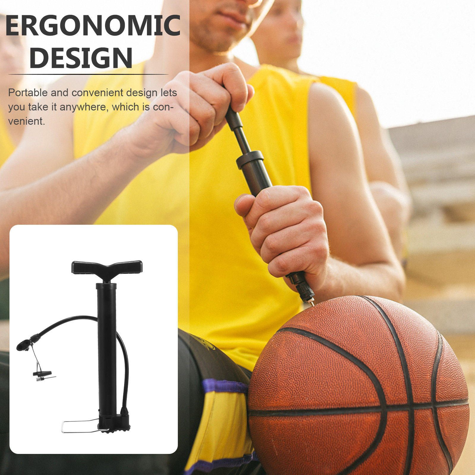 Steel Portable Ball Pump Bike  - Balloon Pump Hand incelemesi ve fiyatı