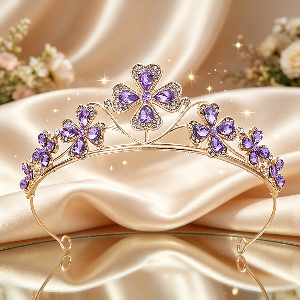 Four Leaf Clover Crystal Brida - Event & Party Supply incelemesi ve fiyatı