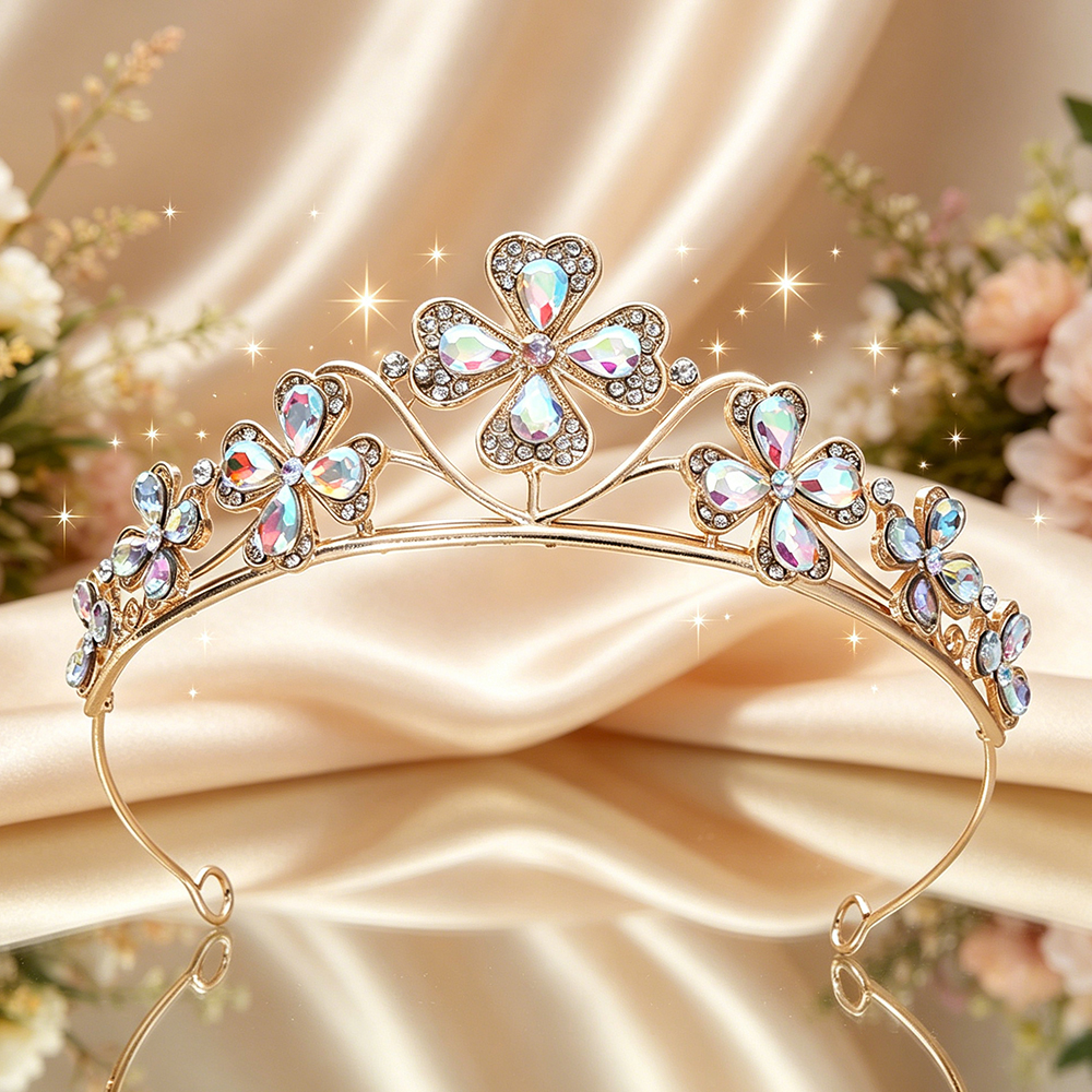 Four Leaf Clover Crystal Brida - Event & Party Supply incelemesi ve fiyatı