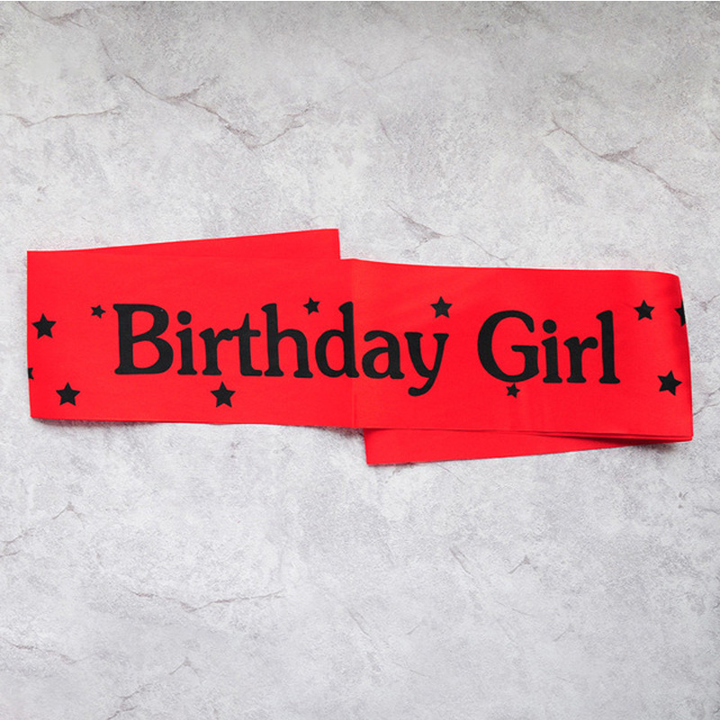 Birthday Girl Ribbons Shoulder - Birthday Sash Glitter incelemesi ve fiyatı