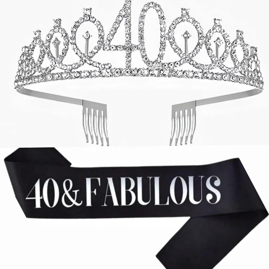 Glitter Silvery Birthday Tiara - Birthday Sash Glitter incelemesi ve fiyatı