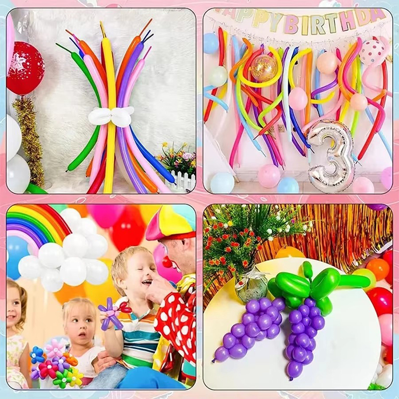 50~200pcs Spiral Balloons Colo - Balloon Pump Hand incelemesi ve fiyatı
