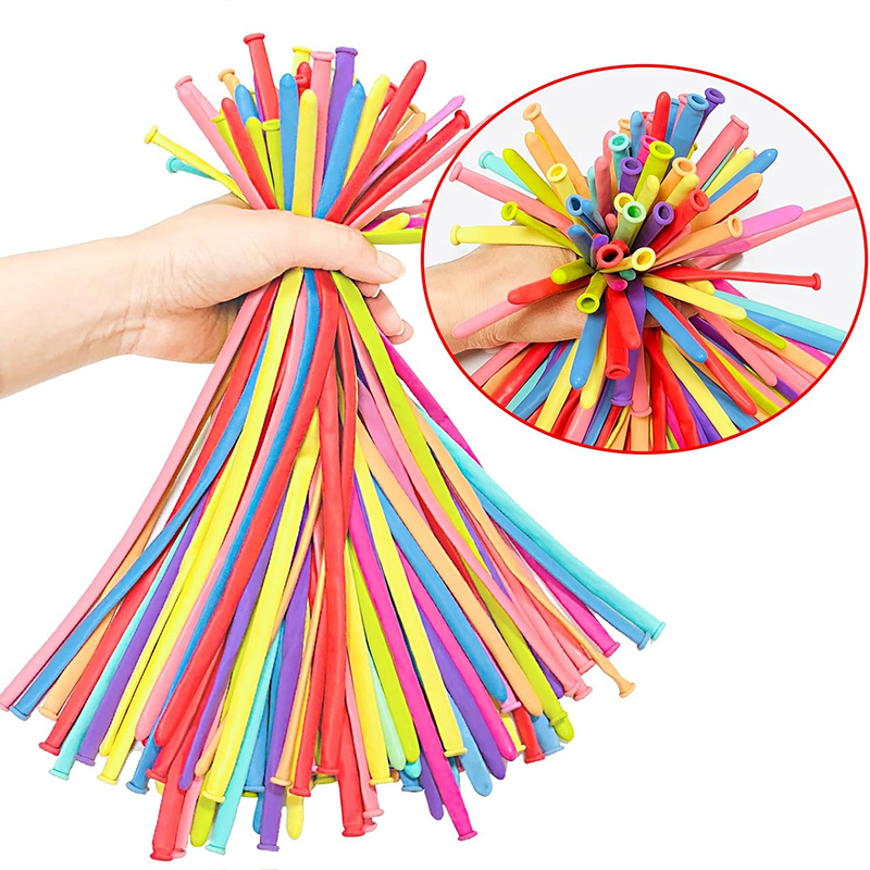 50~200pcs Spiral Balloons Colo - Balloon Pump Hand incelemesi ve fiyatı