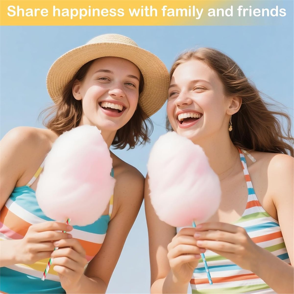 ABZT 200 Pieces Cotton Candy C - Cotton Candy Cone incelemesi ve fiyatı