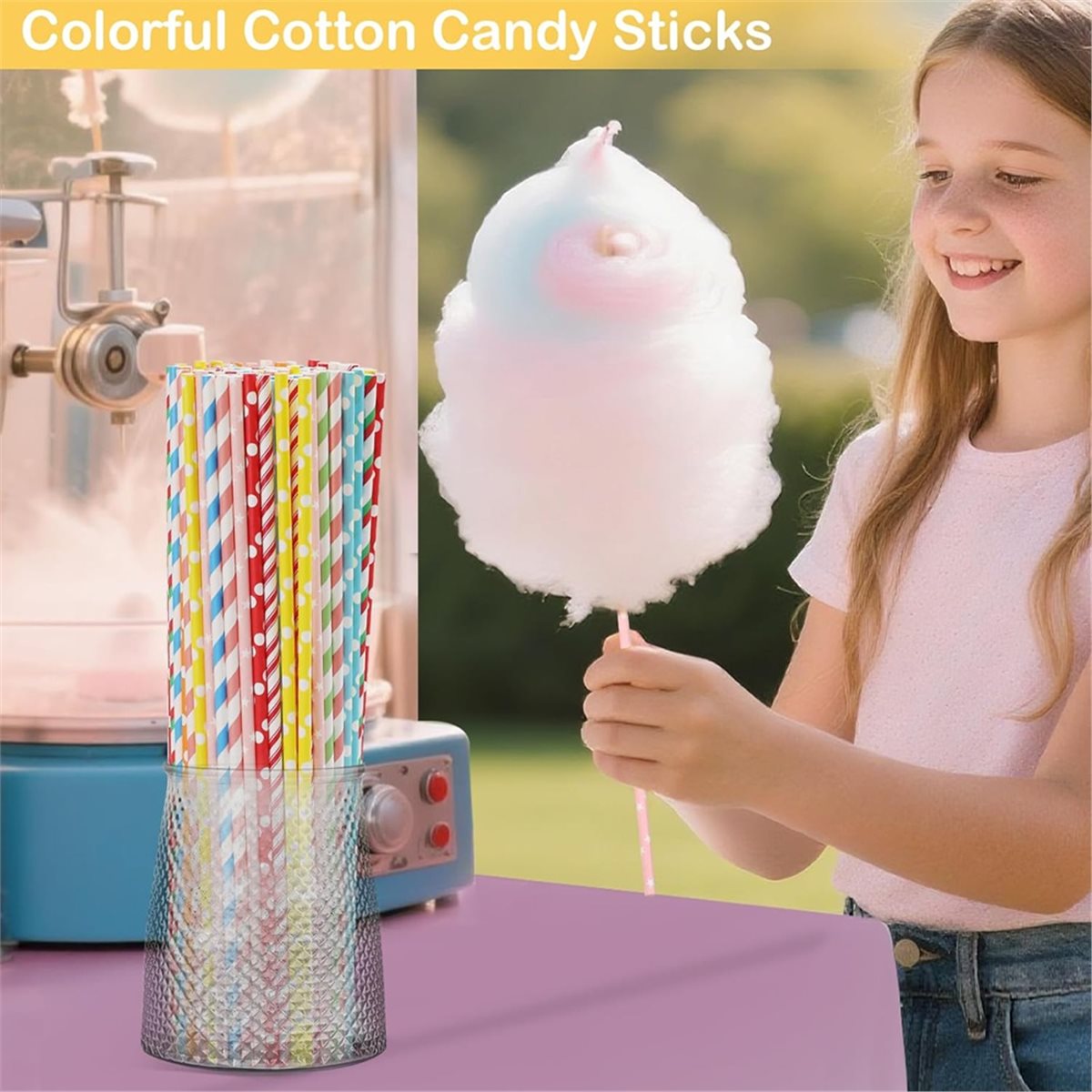 ABZT 200 Pieces Cotton Candy C - Cotton Candy Cone incelemesi ve fiyatı