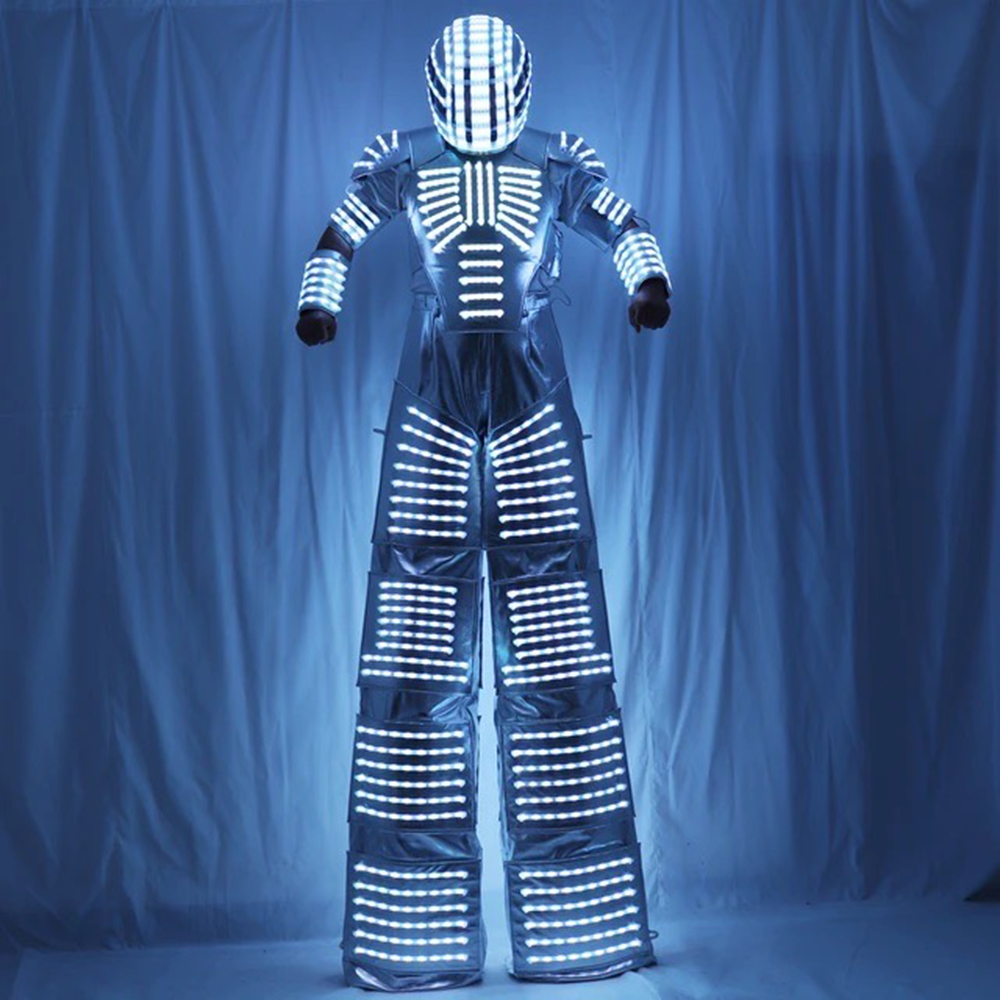 Adult LED Robot Costume Lumino - Event Party Dj incelemesi ve fiyatı