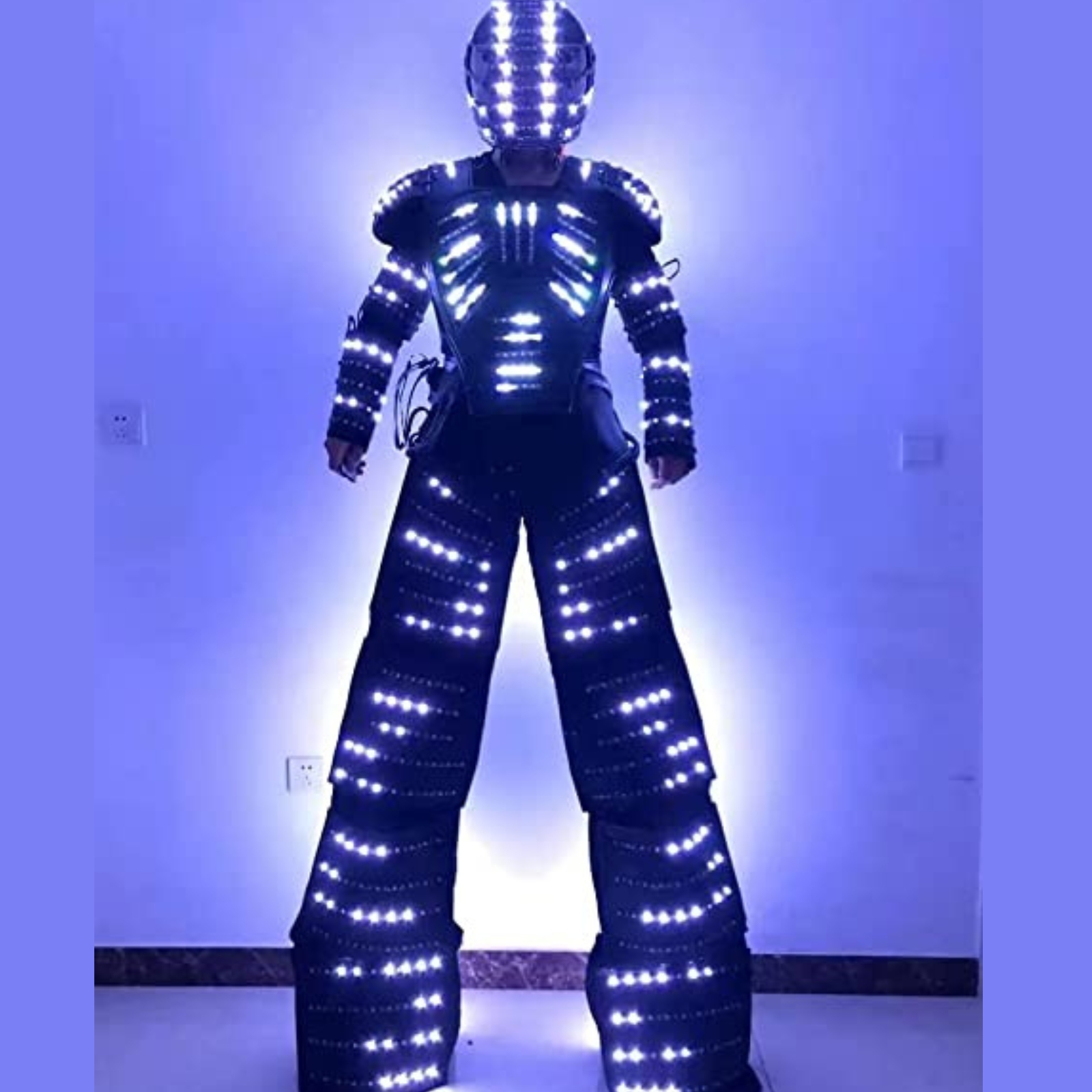 Adult LED Robot Costume Lumino - Event Party Dj incelemesi ve fiyatı
