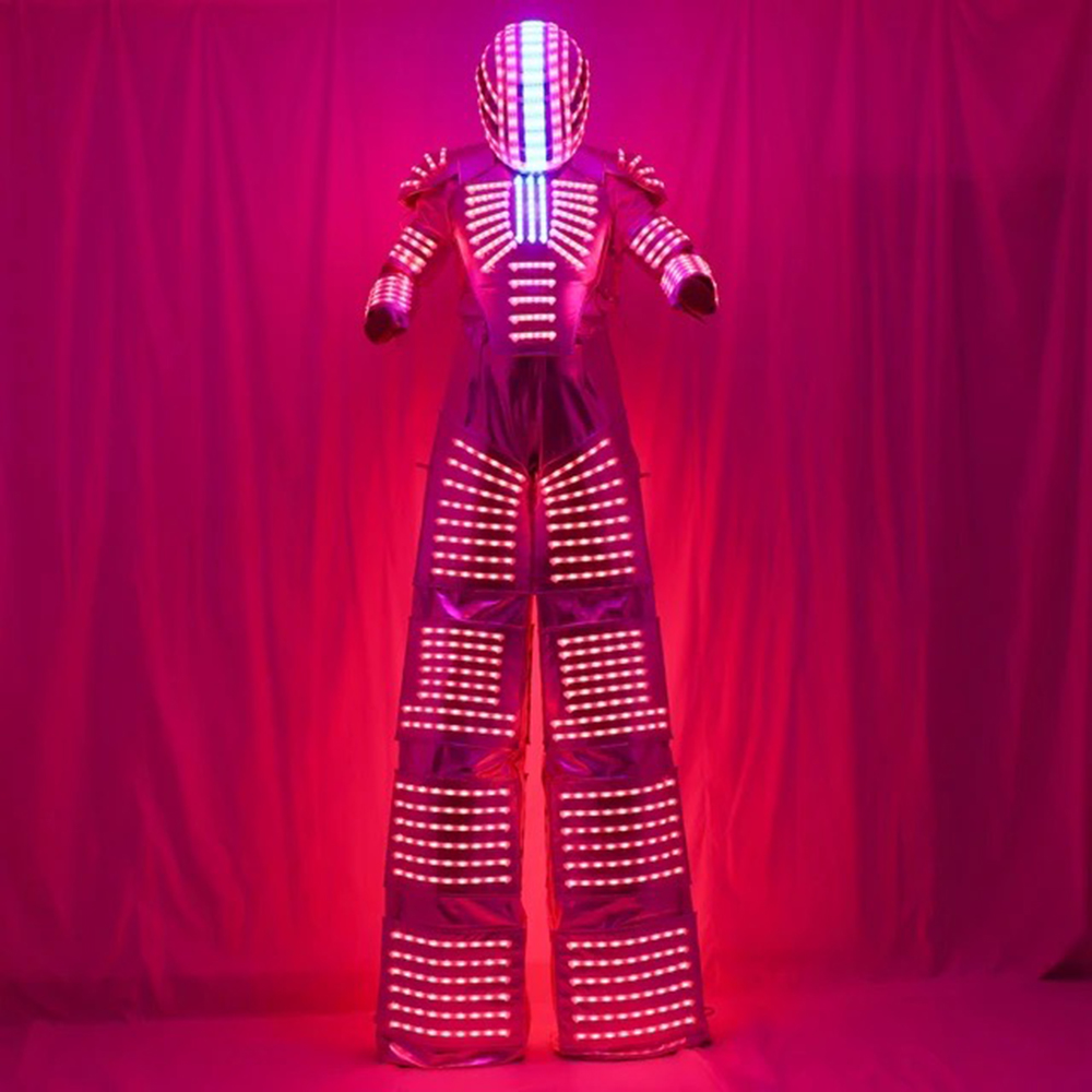 Adult LED Robot Costume Lumino - Event Party Dj incelemesi ve fiyatı