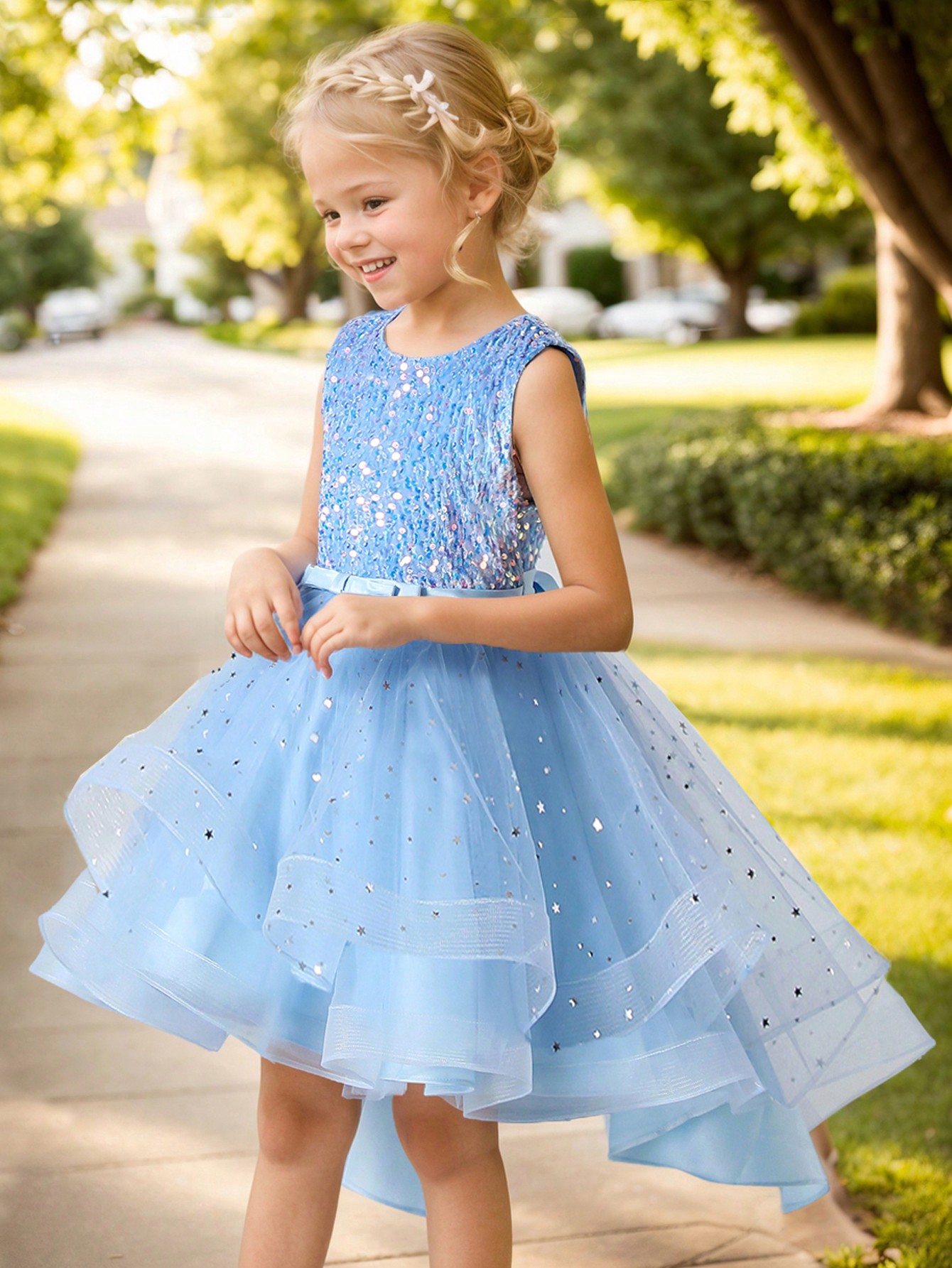 Baby Girl Princess Floral Sequ - Glitter Tablecloth incelemesi ve fiyatı