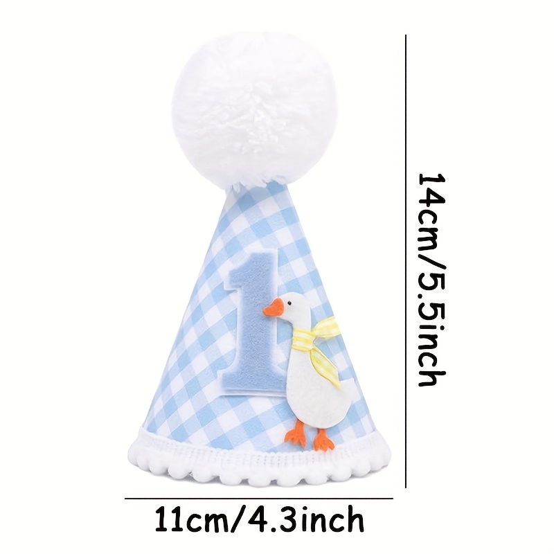 1pc Adorable Goose Birthday Ha - Party Hat Cone incelemesi ve fiyatı