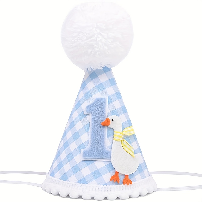 1pc Adorable Goose Birthday Ha - Party Hat Cone incelemesi ve fiyatı
