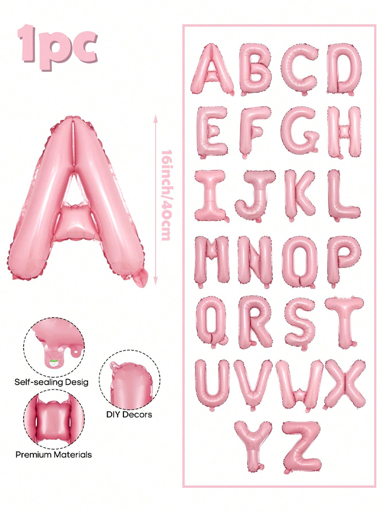 16 inch pink letter decoration - Event Z incelemesi ve fiyatı