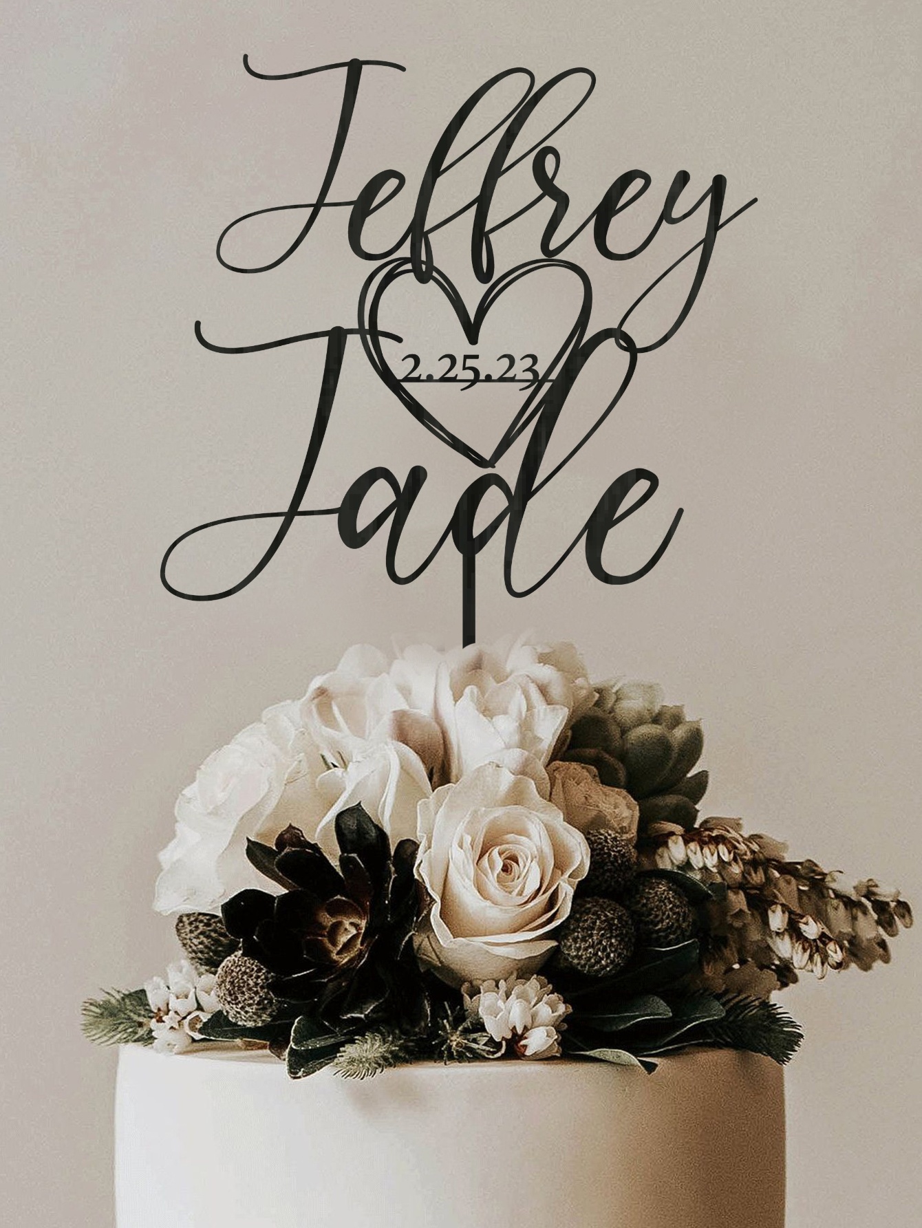 Custom Cake Topper - 1PC Perso - Event Suppliers incelemesi ve fiyatı
