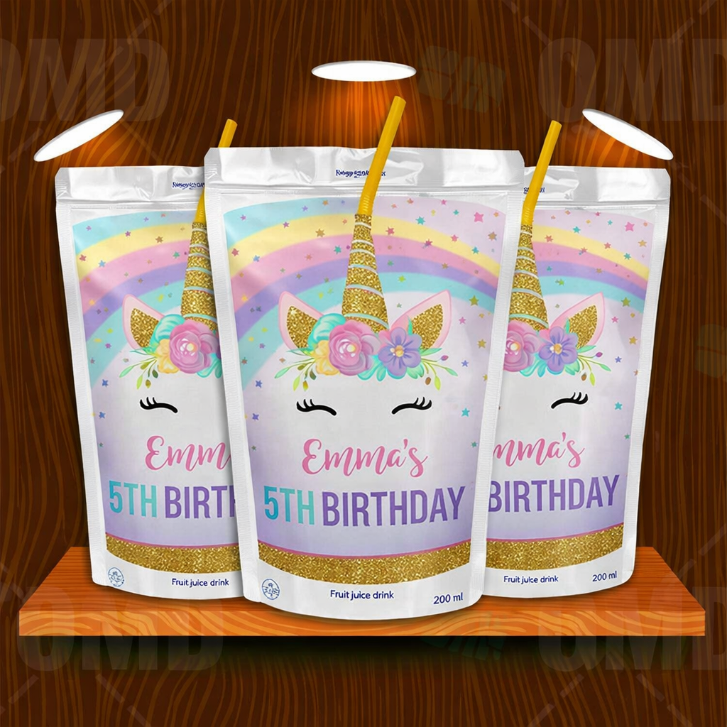 Custom Juice Pouch Label, Pers - Party Event Supplier incelemesi ve fiyatı