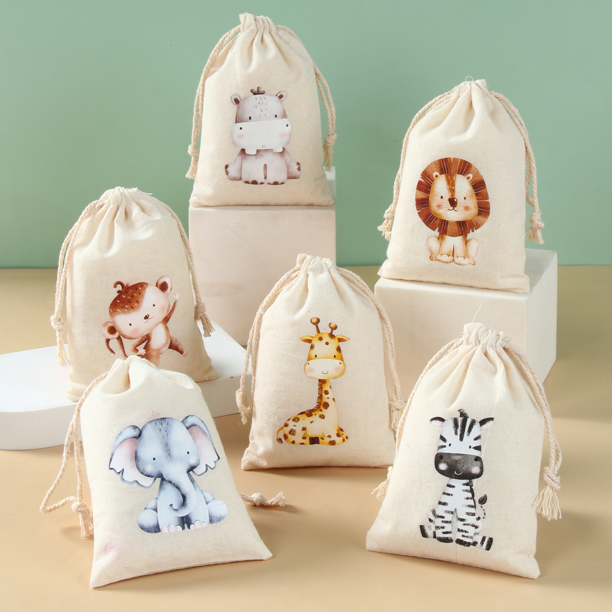 6pcs Animal Unicorn Dinosaur C - Cotton Candy Cone incelemesi ve fiyatı