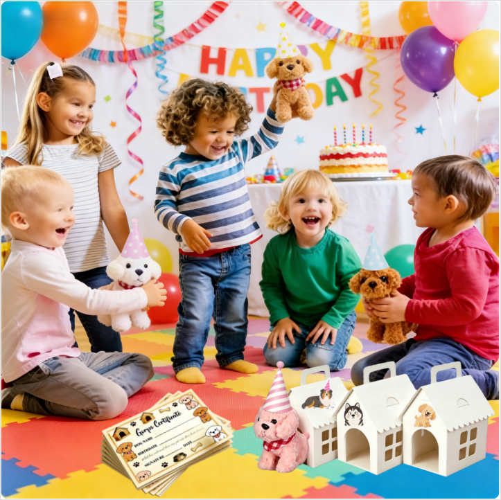 8-24Set Teddy Dogs DIY Adopt A - Event Party incelemesi ve fiyatı