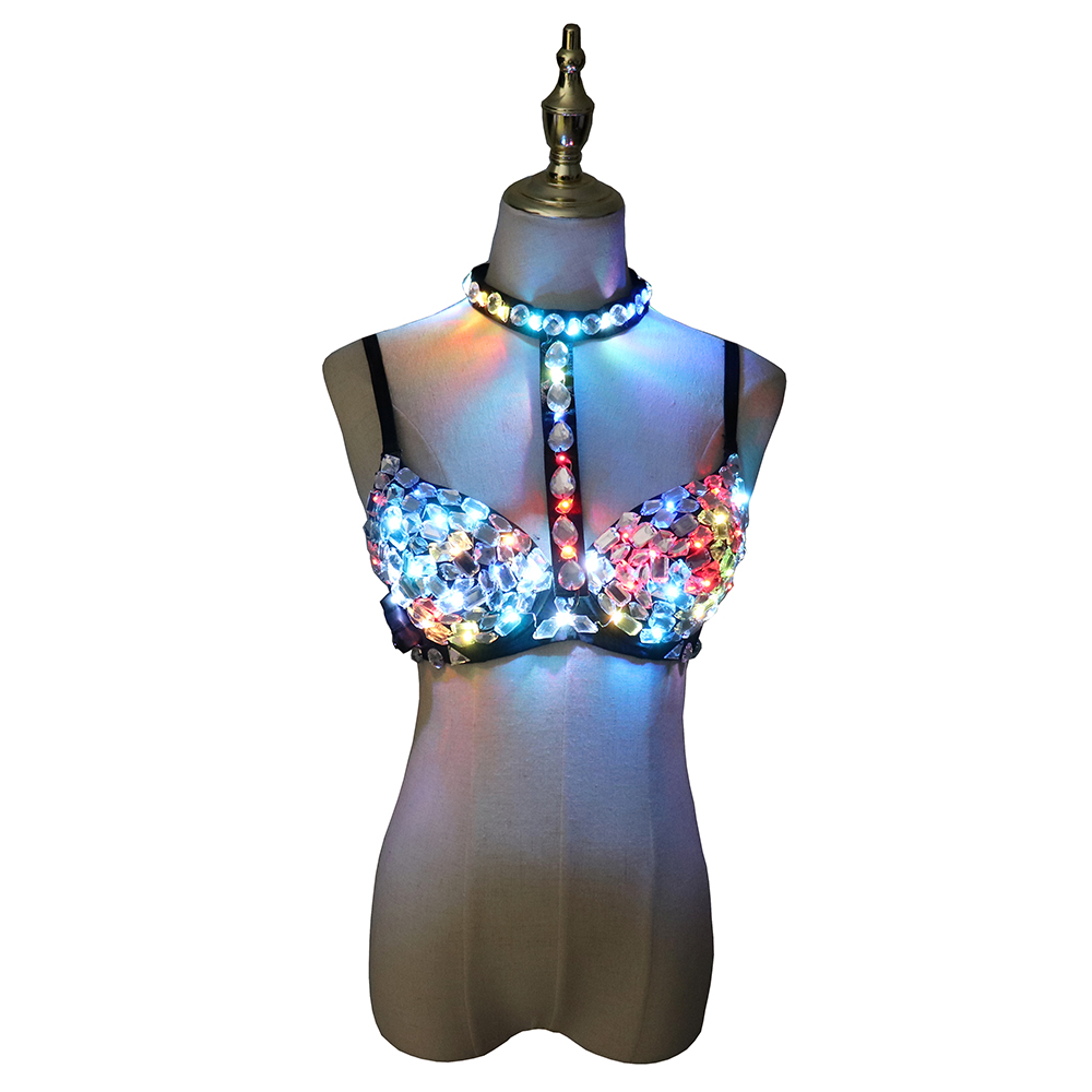 Nightclub Ds Sexy LED Bra Colo - Event Party Dj incelemesi ve fiyatı