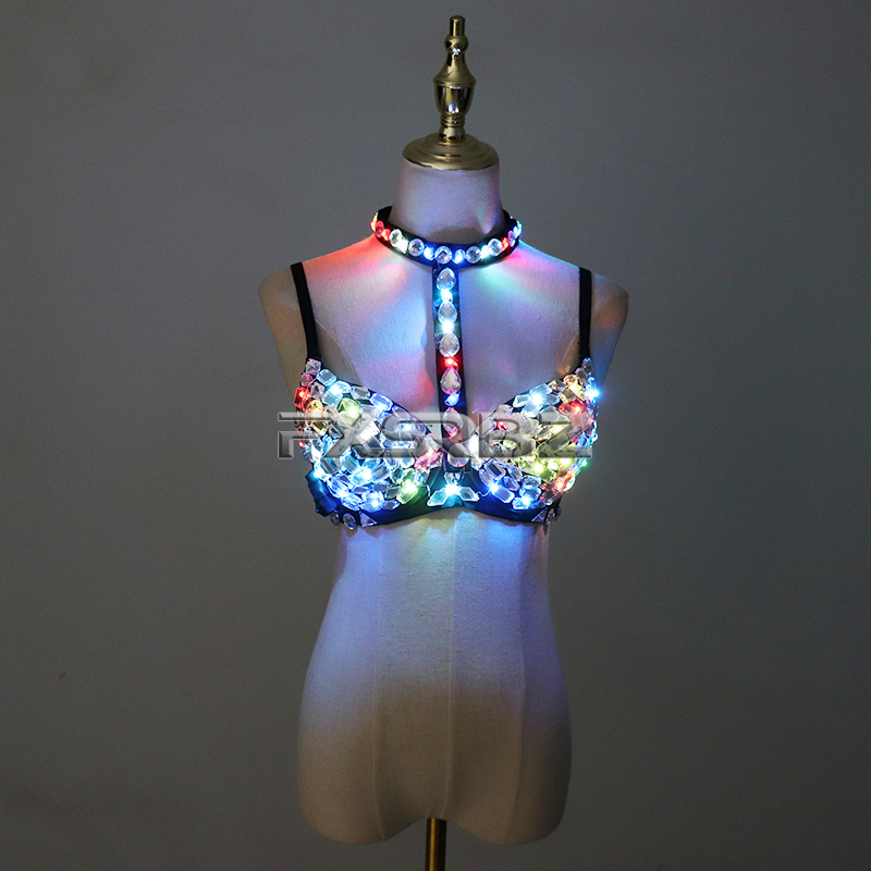 Nightclub Ds Sexy LED Bra Colo - Event Party Dj incelemesi ve fiyatı