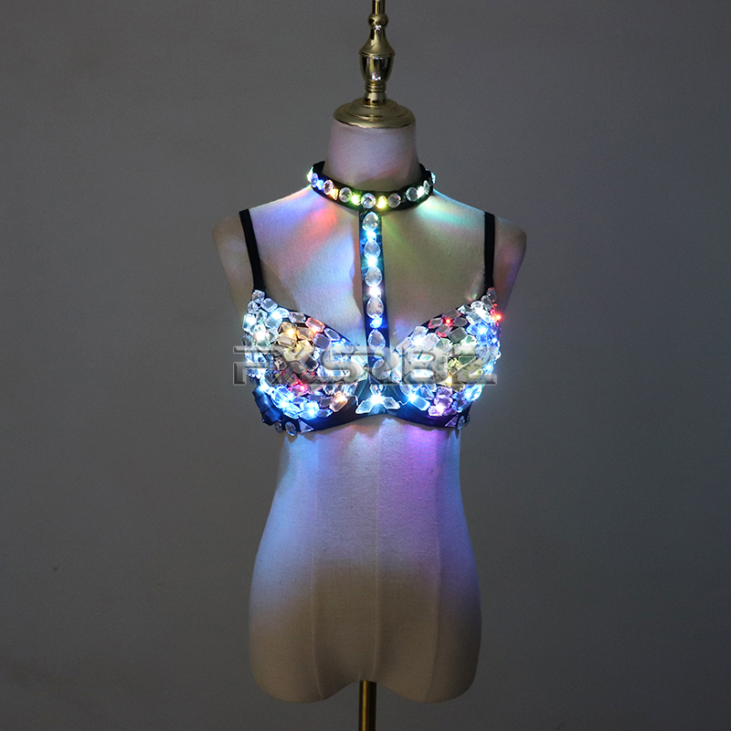 Nightclub Ds Sexy LED Bra Colo - Event Party Dj incelemesi ve fiyatı