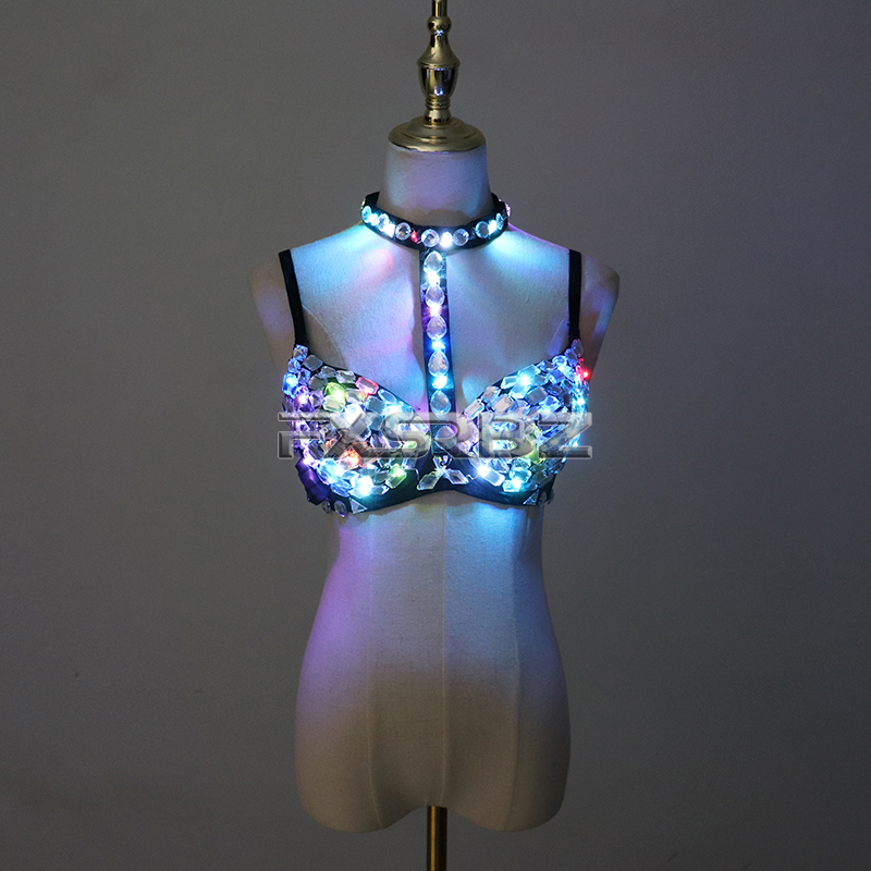 Nightclub Ds Sexy LED Bra Colo - Event Party Dj incelemesi ve fiyatı