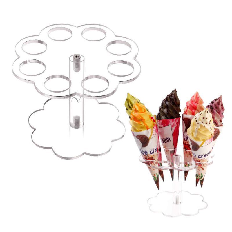 Ice Cream Cone Holder Acrylic  - Cotton Candy Cone incelemesi ve fiyatı