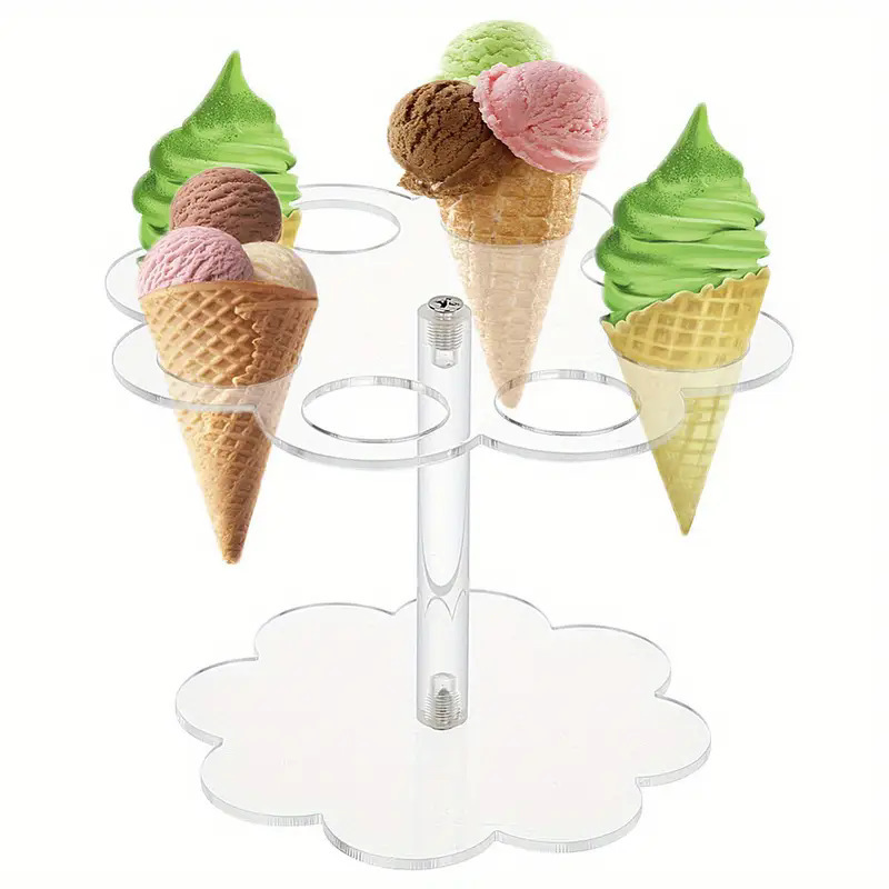 Ice Cream Cone Holder Acrylic  - Cotton Candy Cone incelemesi ve fiyatı