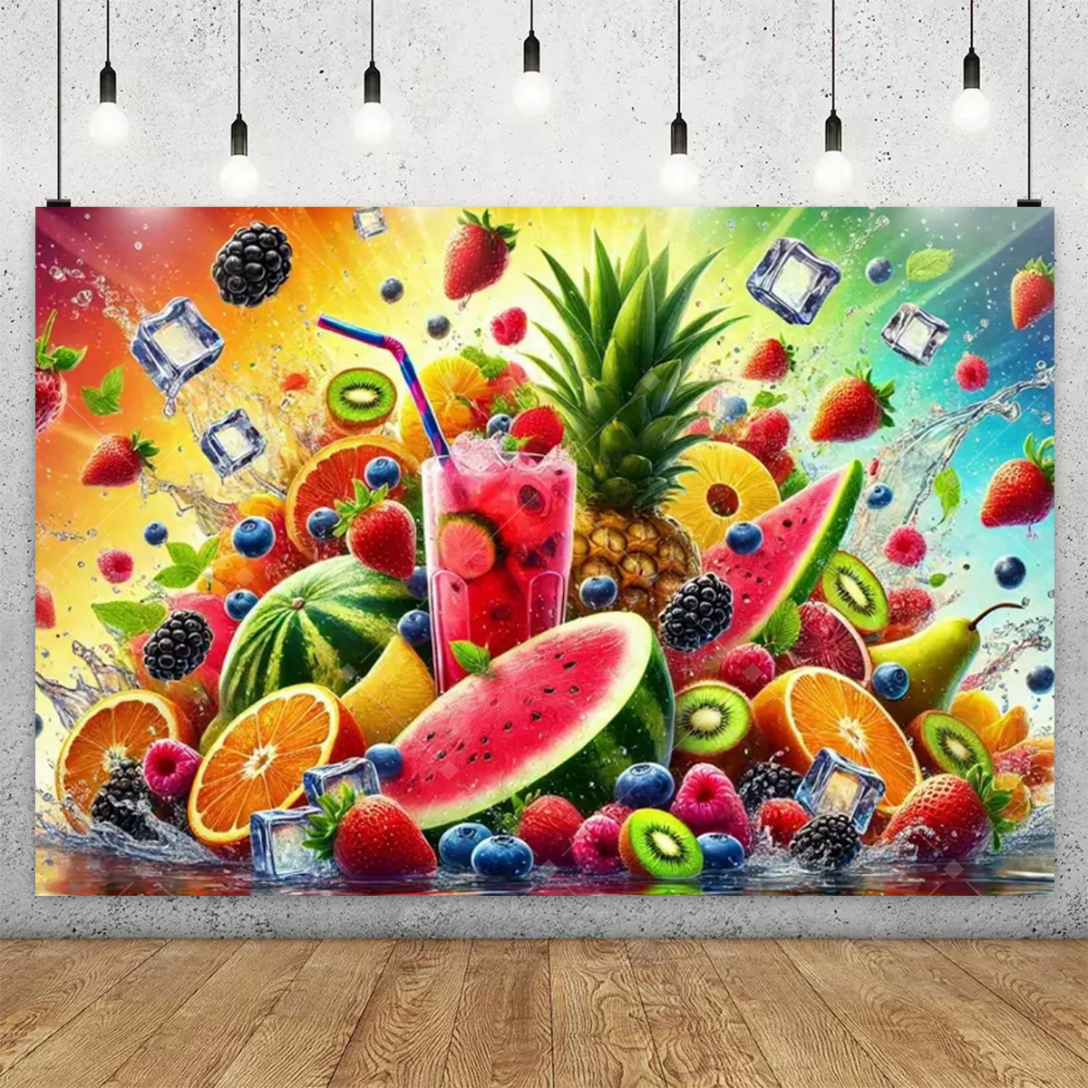3D Colorful Fruit Party Decora - Party Event Supply Store incelemesi ve fiyatı