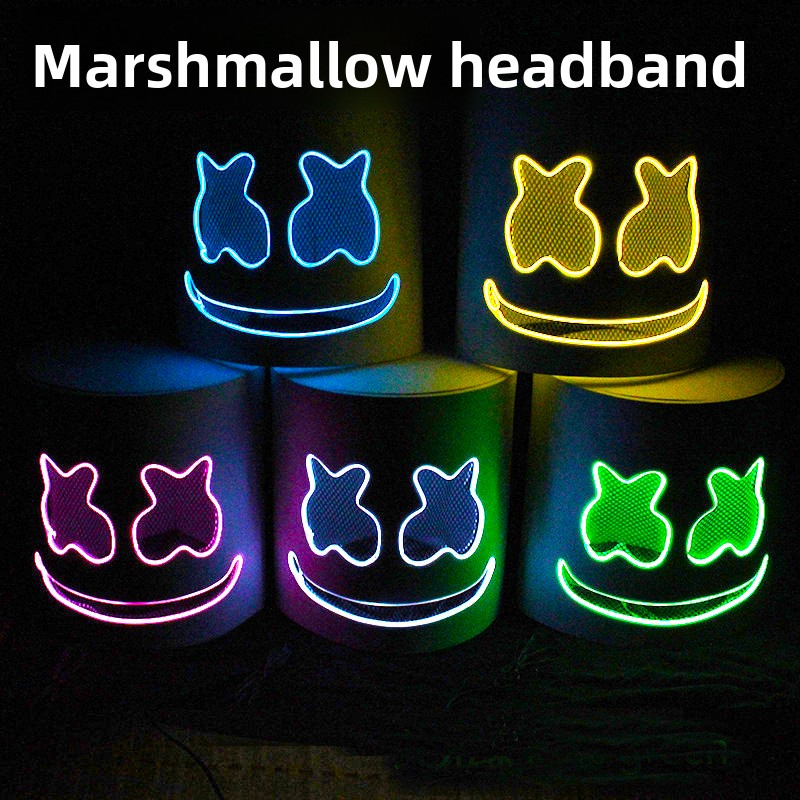 Cold light LED DJ mask lifelik - Event Party Dj incelemesi ve fiyatı