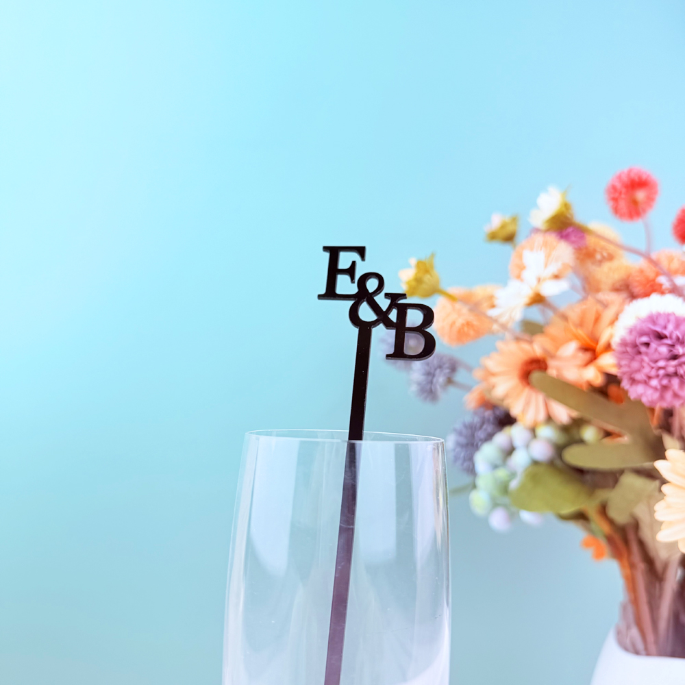 20pcs/50pcs Custom Initial Nam - Centerpiece Stick incelemesi ve fiyatı