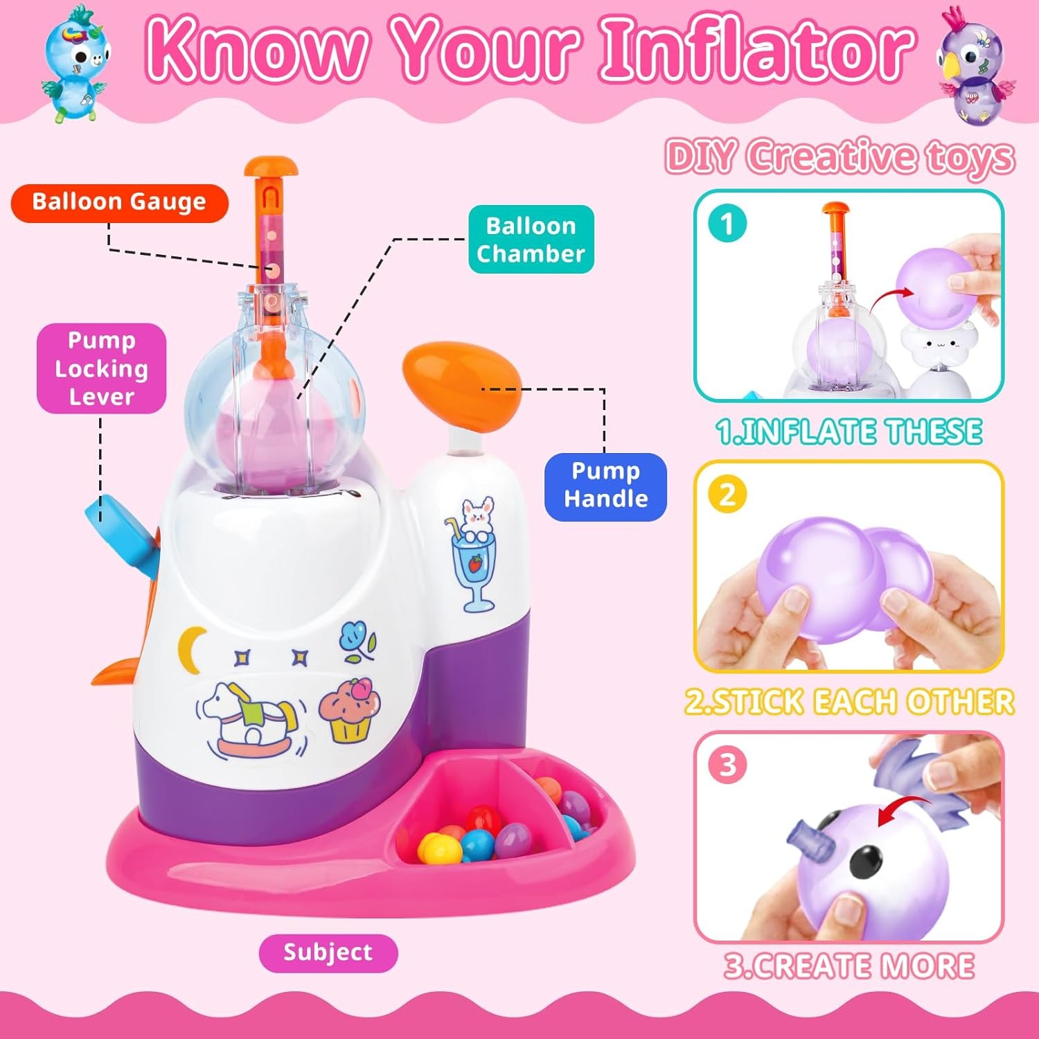 DIY Balloon Animal Kit with Pu - Balloon Pump Hand incelemesi ve fiyatı