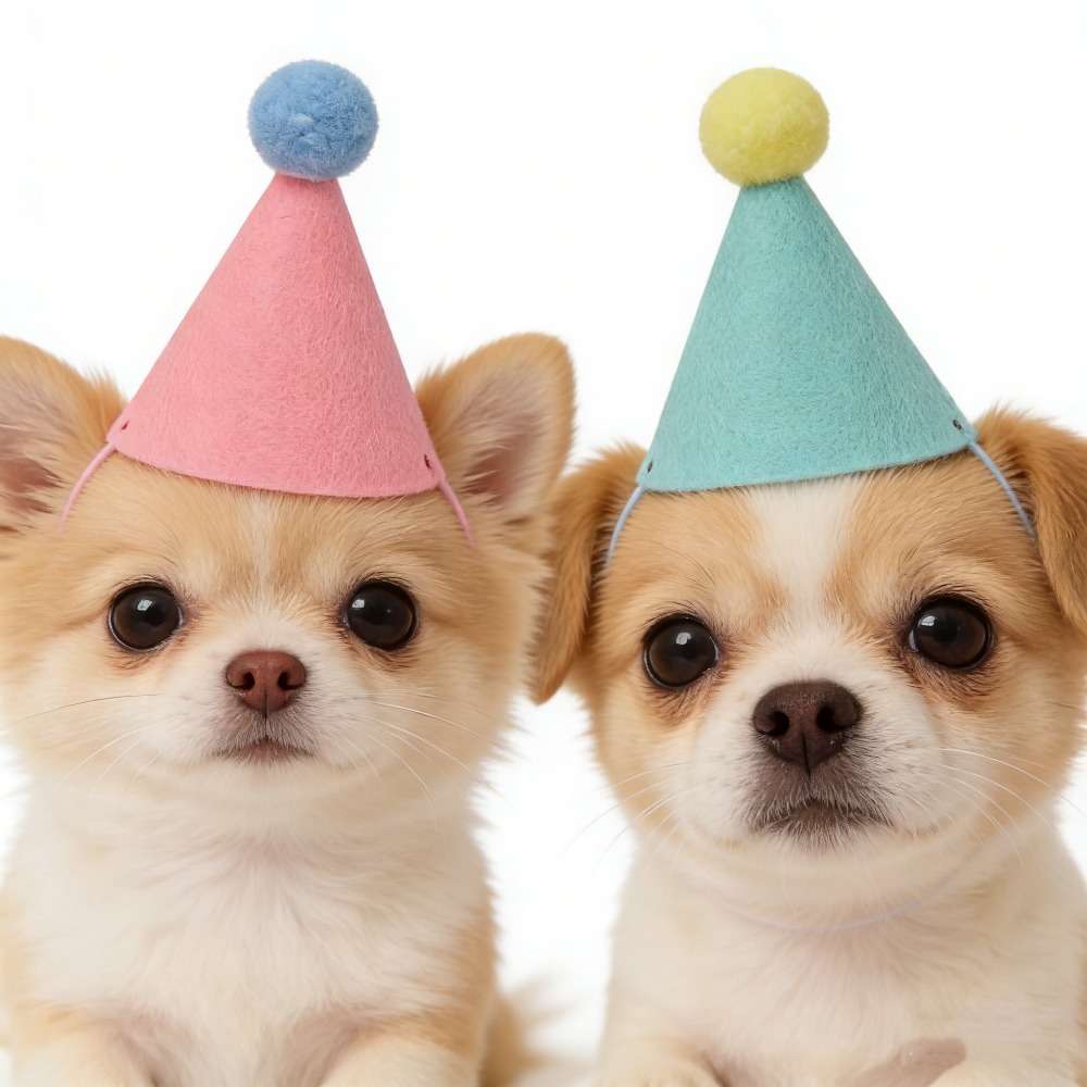 3/6pcs Pet Party Hat Colorful  - Party Hat Cone incelemesi ve fiyatı
