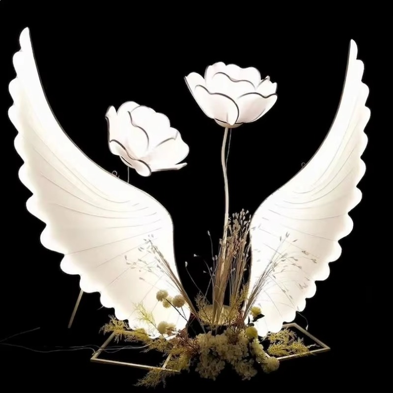 Glowing Angel Wings Light Prop - Event & Party Supply incelemesi ve fiyatı