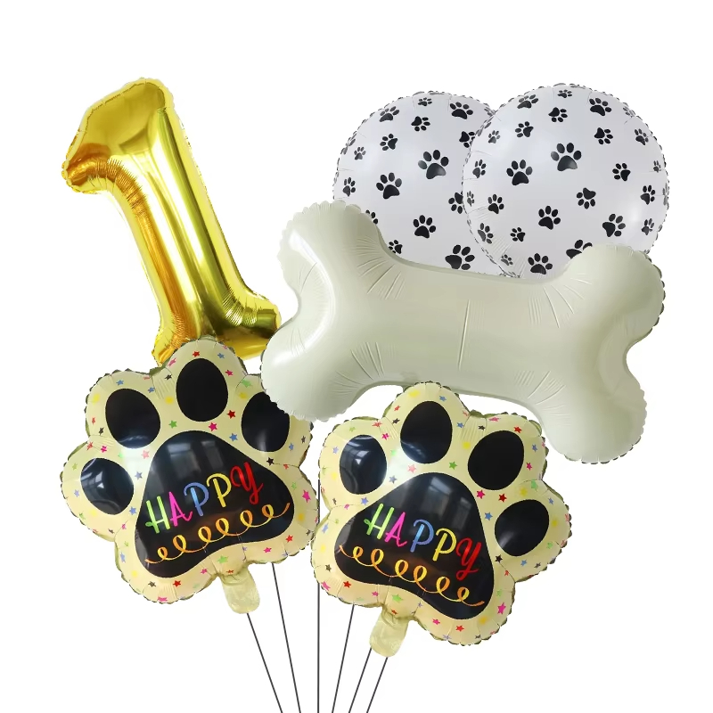 Gold WOOF Balloons, Dog Birthd - Let'S Party Event Supply incelemesi ve fiyatı
