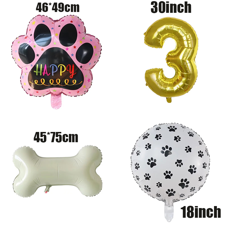 Gold WOOF Balloons, Dog Birthd - Let'S Party Event Supply incelemesi ve fiyatı
