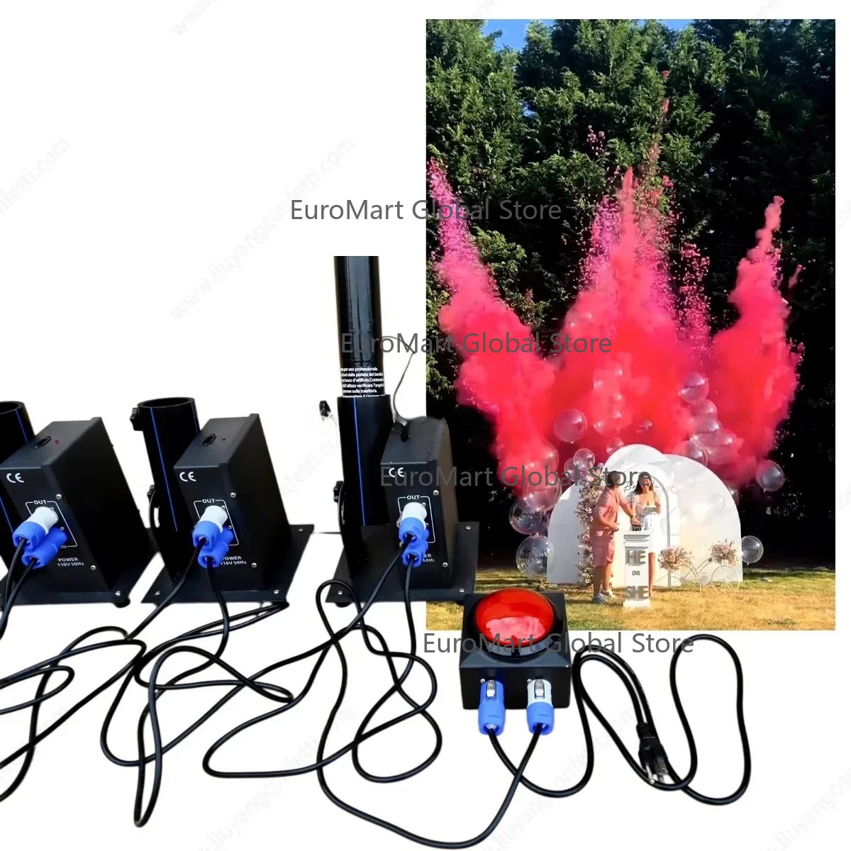 Stage Party Popper Spray Prop  - Confetti Cannon Tube incelemesi ve fiyatı