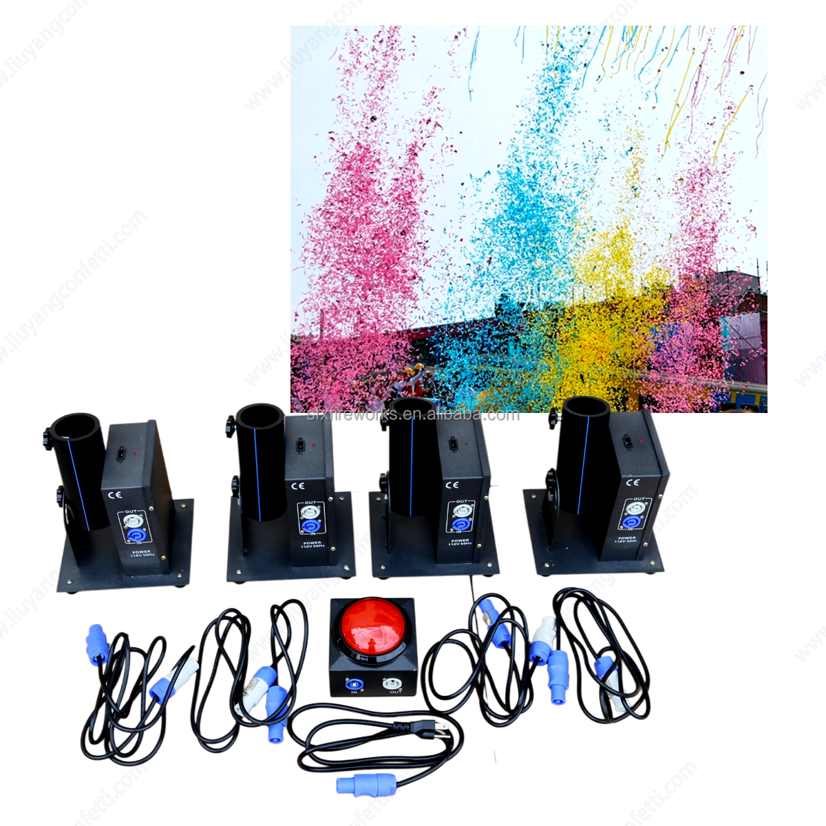 Electric Confetti Launcher Rem - Confetti Cannon Tube incelemesi ve fiyatı