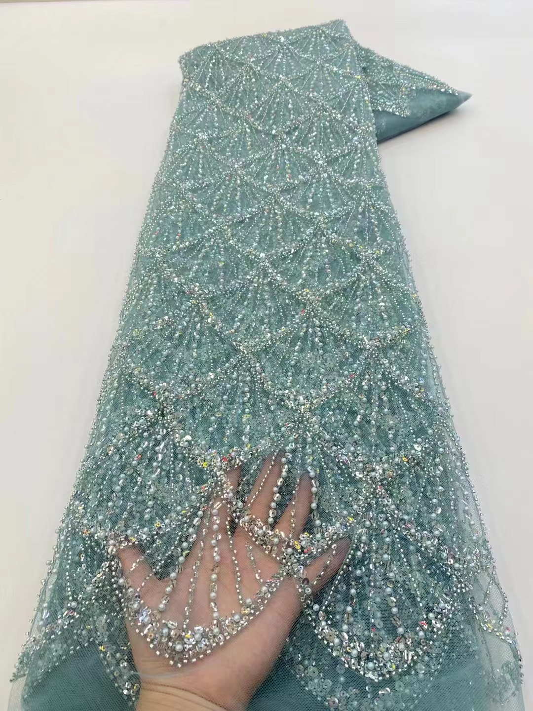 African Tulle Lace Fabric 2026 - Glitter Tablecloth incelemesi ve fiyatı