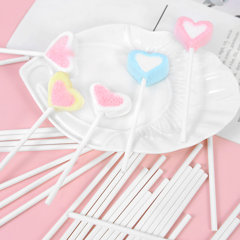 100pcs Solid Core White Paper  - Cotton Candy Cone incelemesi ve fiyatı