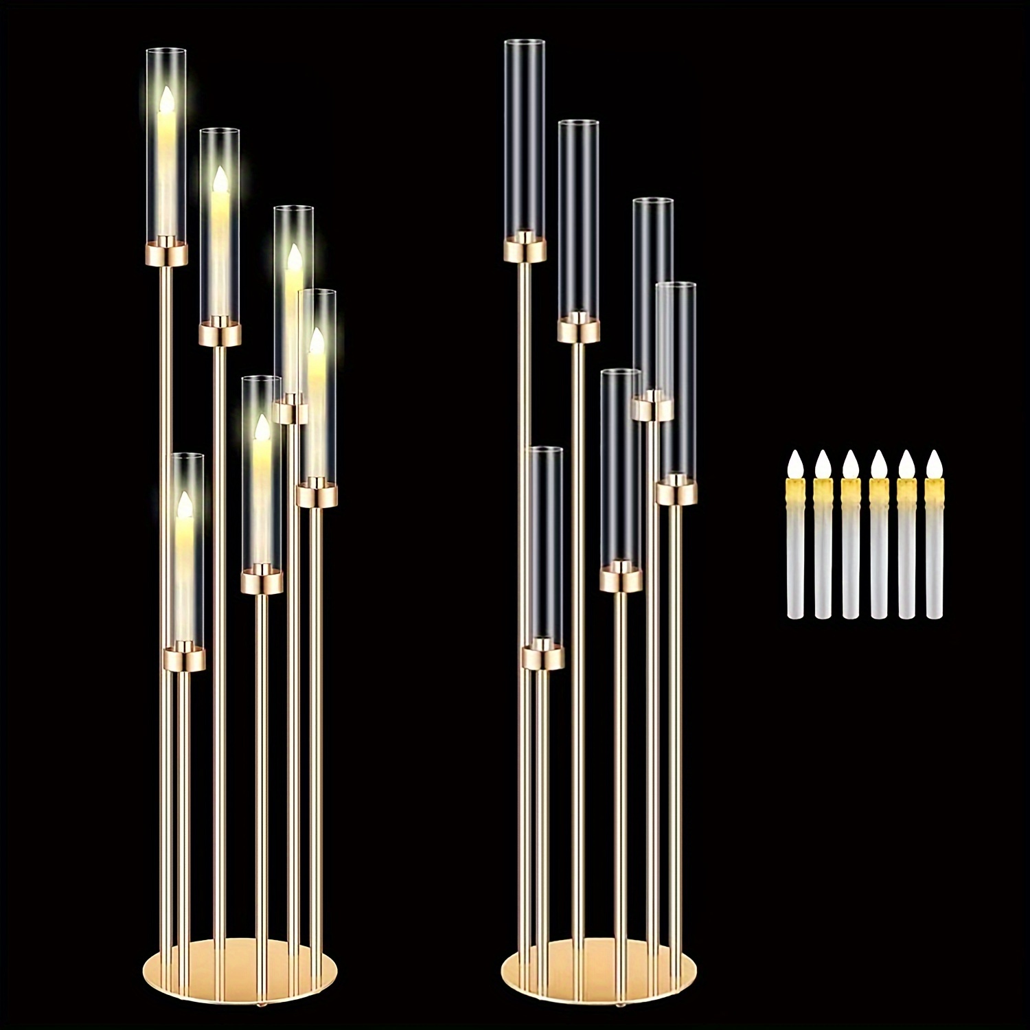 2 Sets Floor Candelabra 6 Arms - Centerpiece Stick incelemesi ve fiyatı