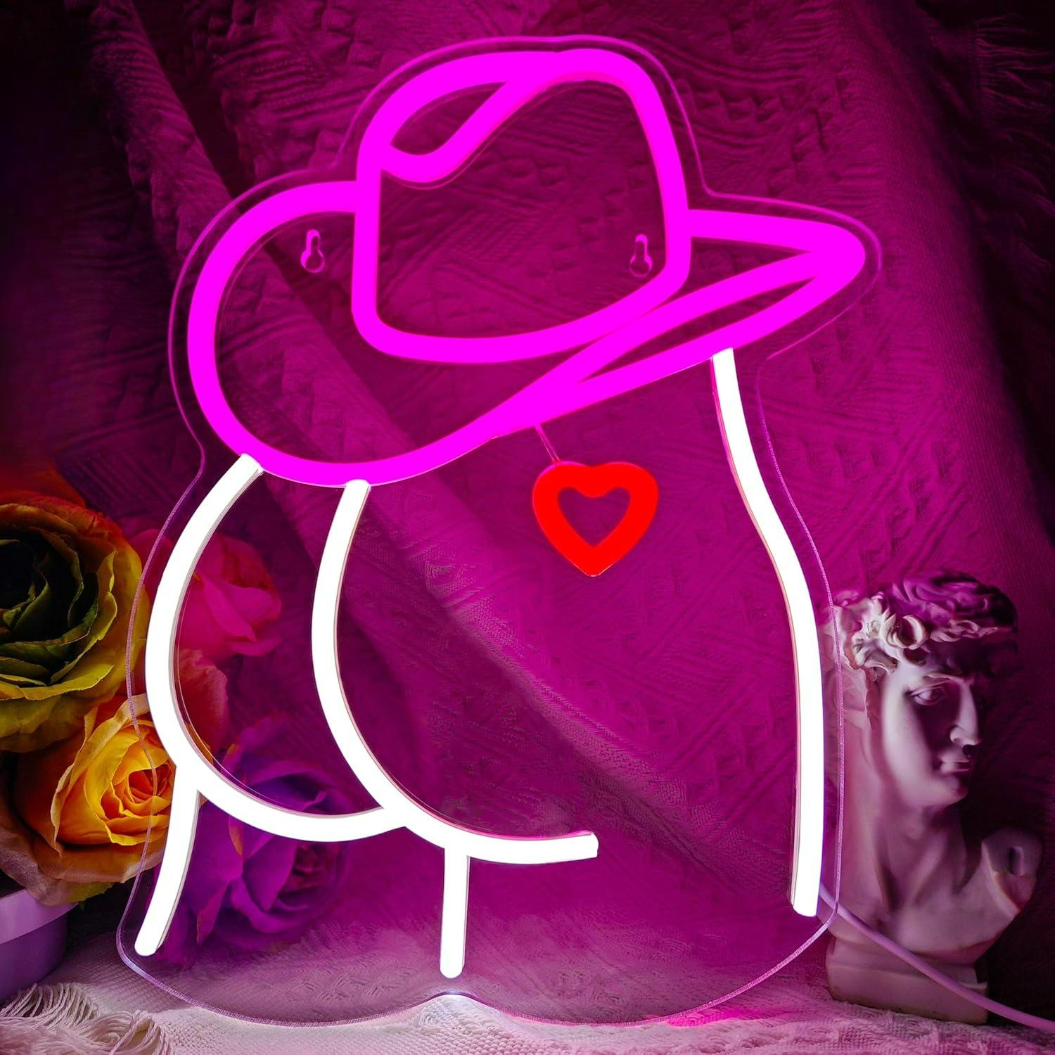 Cowgirl Neon Sign Dimmable LED - Neon Sign Party incelemesi ve fiyatı