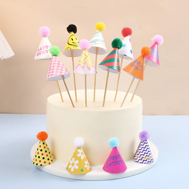 15/30Pcs Mini Party Hats Cake  - Party Hat Cone incelemesi ve fiyatı
