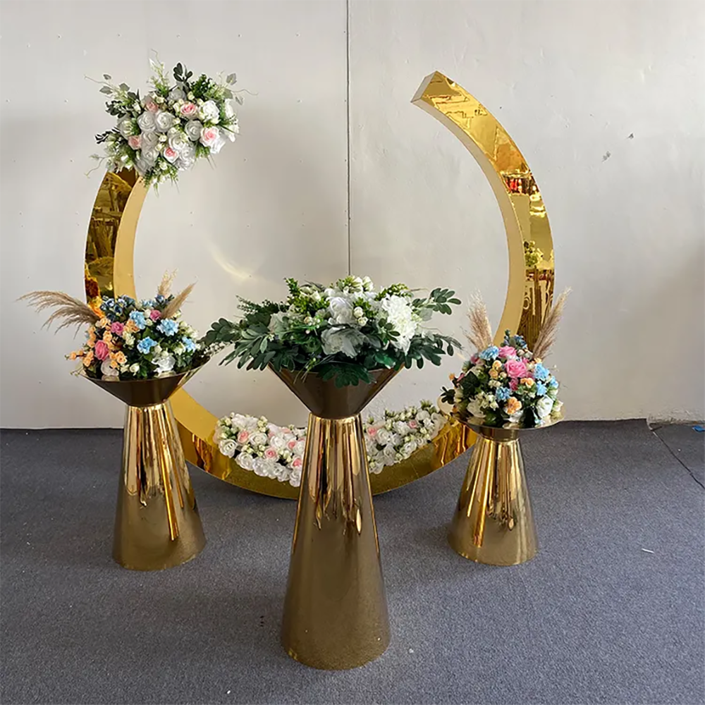 Hot Sale Gold Trim Flower Acry - Party Event Supplier incelemesi ve fiyatı