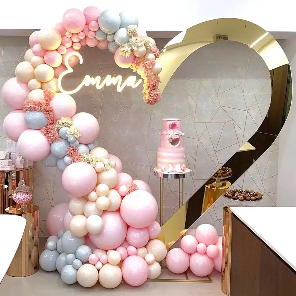 Hot Sale Gold Trim Flower Acry - Party Event Supplier incelemesi ve fiyatı