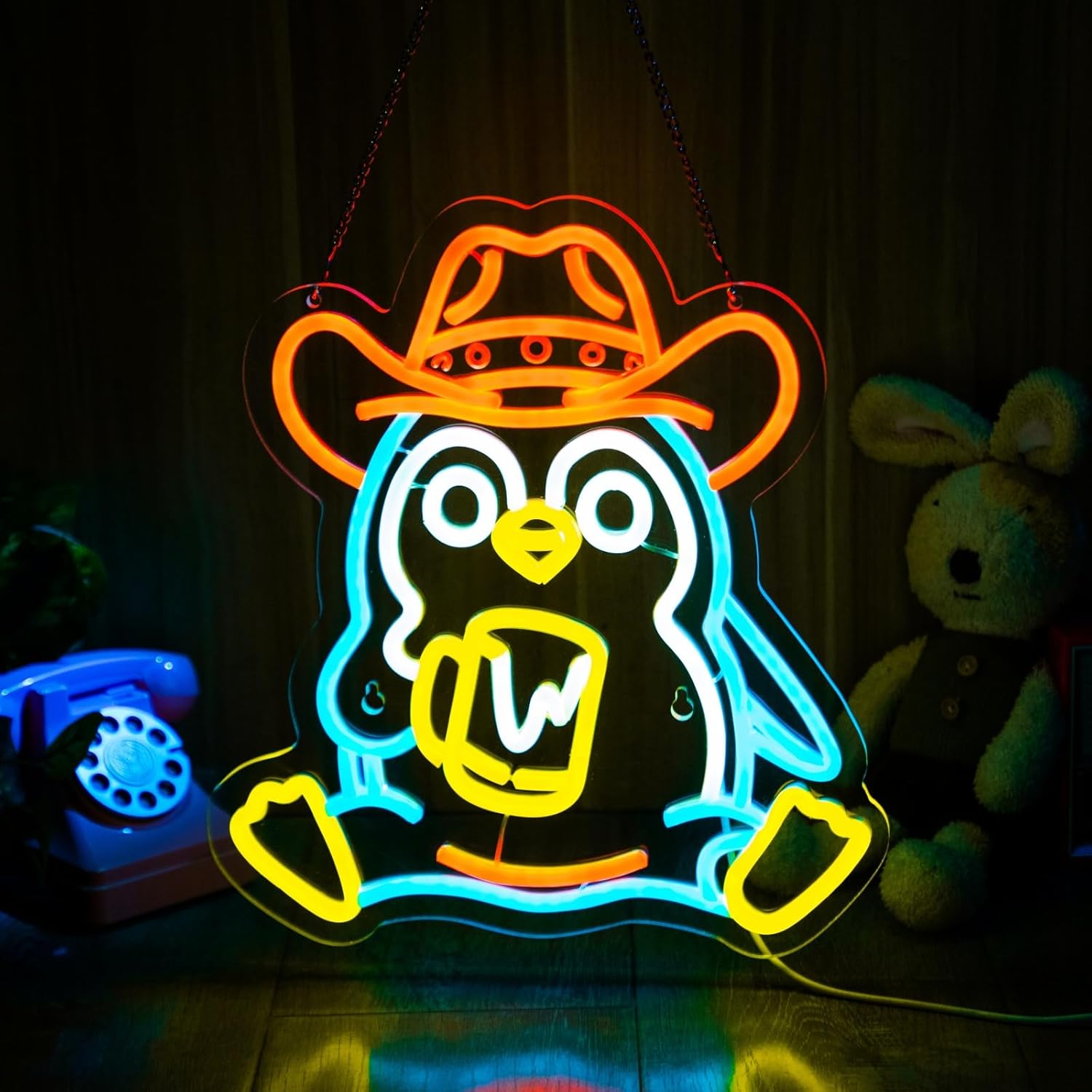 Penguin Neon Sign USB Powered  - Neon Sign Party incelemesi ve fiyatı