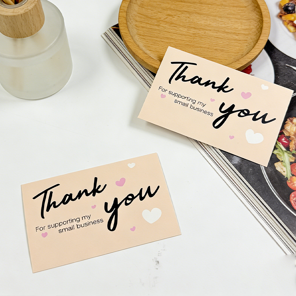 50/100pcs Thank You Cards, for - Party Event Supply Store incelemesi ve fiyatı
